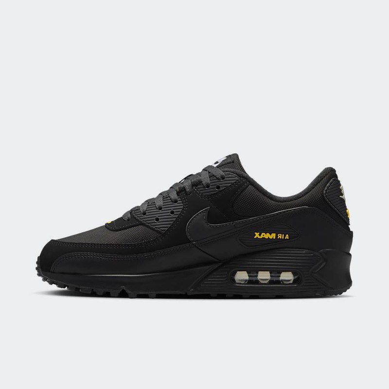 Nike air max 90 black and gold mens hot sale
